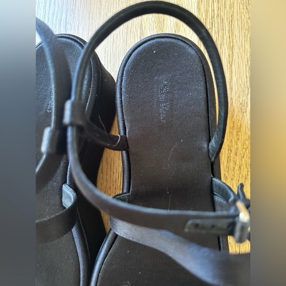 The Row NEW Wedge Platform Satin Sandals size 37 - Picture 7 of 8
